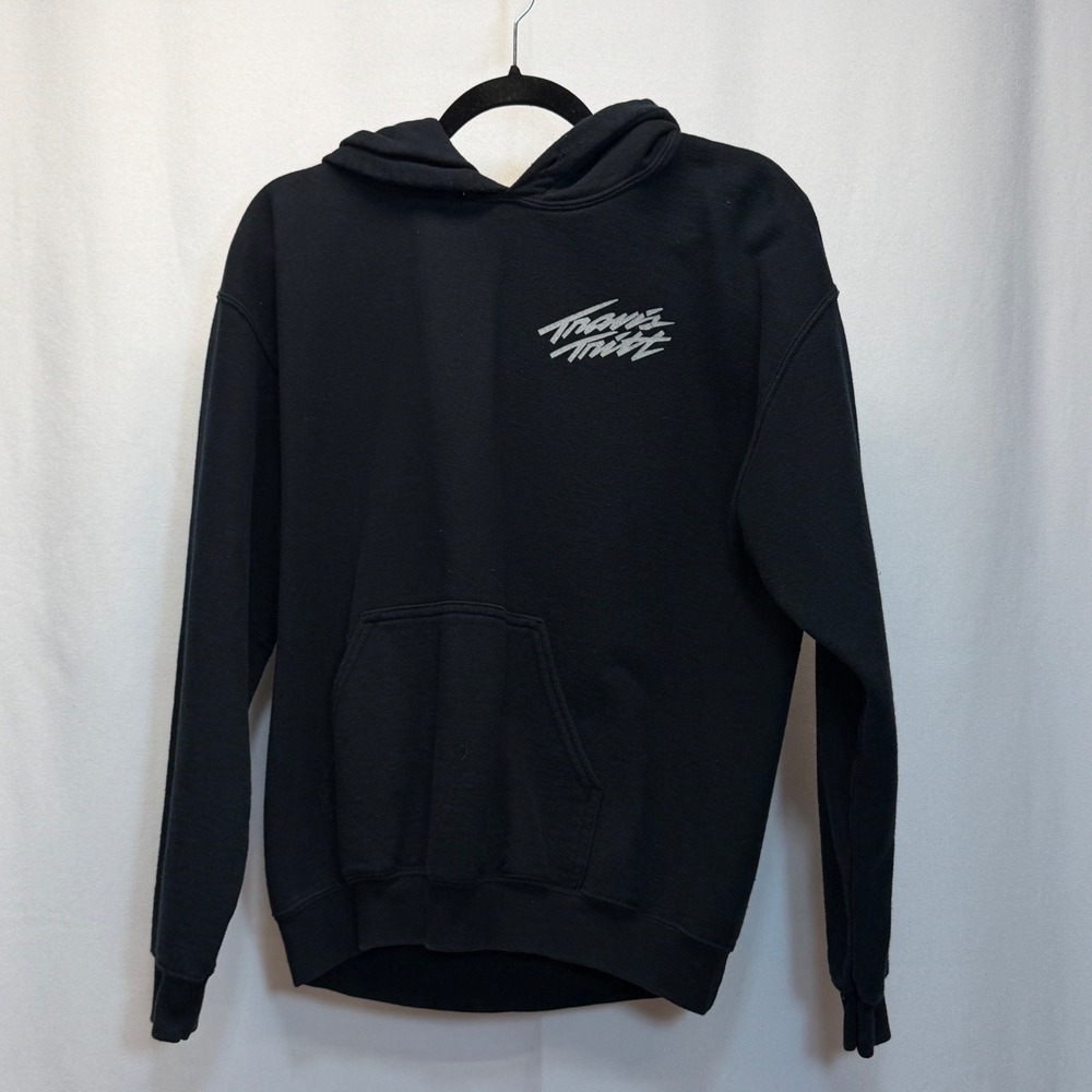 Travis‎ Tritt Hoodie Black 25th Anniversary Graphic Print Calm Medium Concert